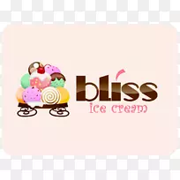 标志冰淇淋贺卡品牌字体-冰淇淋