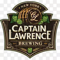 劳伦斯船长酿造公司啤酒标志俄勒冈州啤酒厂-啤酒