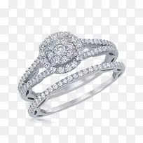 结婚戒指订婚戒指钻石珠宝戒指