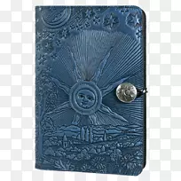 屋顶日记杂志天堂莫列斯金-蓝色笔记本封面设计