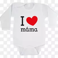 t恤婴儿和蹒跚学步的婴儿单件袖子男女同型服装尺码-妈妈爱