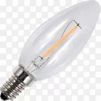 LED灯丝LED灯发光二极管爱迪生螺旋灯泡识别