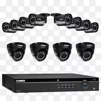 无线安全摄像头安全警报器和系统LOREX技术公司ip照相机-照相机4k