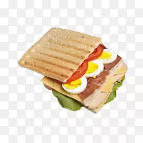 早餐咖啡厅鸡蛋三明治吐司菜单-早餐