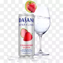 代基利草莓碳酸水鸡尾酒dasani瓶装水-草莓