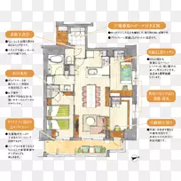 平面图，房屋平面图，レリア朝霞本町共管公寓-Asaka