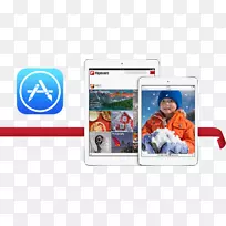 智能手机iPad迷你2 ipad Air Macintosh苹果赠送礼物。