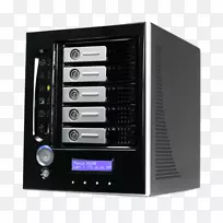 网络存储系统计算机服务器数据存储硬盘驱动Thecus角盒