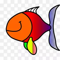 剪贴画图形图片淡水天使鱼皇室免费-红色金鱼
