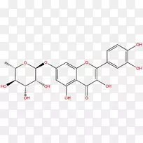 圣诞装饰品化学分子化合物芦丁-科学