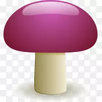 蘑菇剪贴画紫木耳多孔蘑菇
