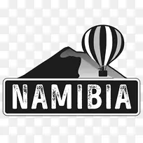 纳米比亚黑白品牌字体-豪华酒店标志