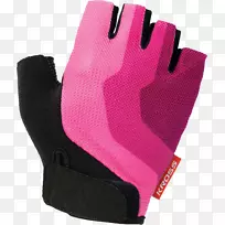 粉色自行车手套，克罗斯，漫游者-女士的配件