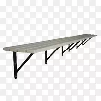 台式机产品设计线角工作台.木制长凳