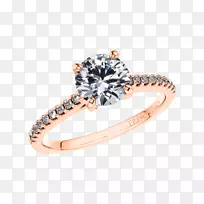 钻石结婚戒指订婚戒指华丽的戒指材料