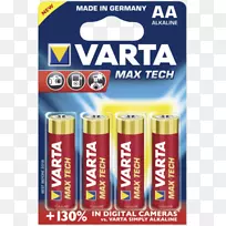 AAA电池碱性电池VARTA-AA电池