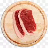牛腰牛排、火腿、烤牛肉、苦味食品-火腿