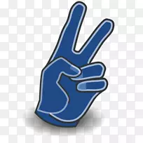 v符号，手势，图像，计算机图标，和平-v符号