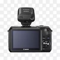无反光镜可互换镜头相机佳能eos m10 canon ef镜头安装canon-m 18-55 mm镜头-扔掉
