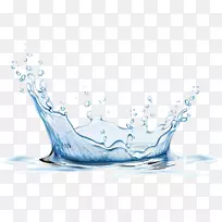 饮用水png图片冰块液态水