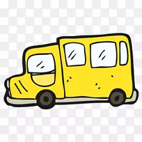 校车黄色摄影剪贴画-巴士