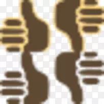 手指拇指信号手表情