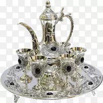 茶壶阿拉伯铜茶壶.黄铜