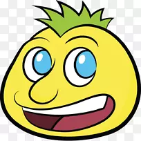 笑脸剪贴画面部表情-微笑