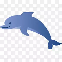 普通宽吻海豚旋转海豚剪贴画海豚
