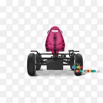 四轮踏板赛车CRG-粉红色豪华轿车