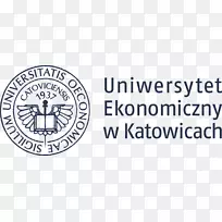 卡托维兹经济大学组织字体标志商标程序标志