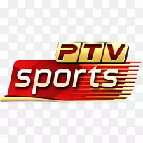 巴基斯坦PTV体育电视频道标志-板球