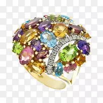 紫水晶宝石耳环珠宝钻石-悠久的传统