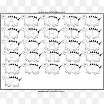 纸线艺术点字体角数学教学字母