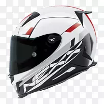 摩托车头盔附件x整体式头盔-白色气体