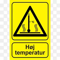 温度警告标志危险高电压-60的海报