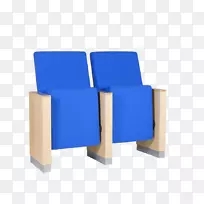 椅子产品设计钴蓝角实木条纹