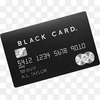 支付卡黑卡信用卡签证-黑白卡