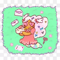 剪辑艺术插图曲奇跑艺术家-模糊