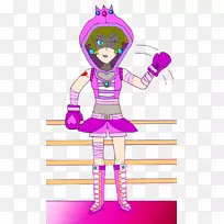 艺术插画艺术博物馆服装-半桃子