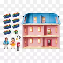 Amazon.com玩偶屋Playmobil玩具-复古标题盒