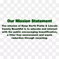 线绿点角字体-回收废物