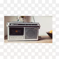 因特网无线电调频广播小型盒式磁带录音机-庆祝国庆节