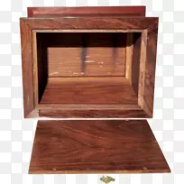 床头柜抽屉木料染色硬木材