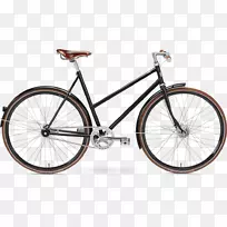 电动自行车Orbea固定齿轮自行车单速自行车咖啡馆赛车设计
