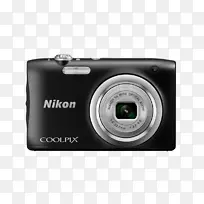 Nikon Coolpix 100点和拍摄相机Nikon Coolpix a 100 20mp数码相机(黑色)-照相机