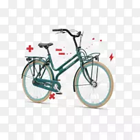城市自行车巴塔夫斯跑车自行车车架自行车