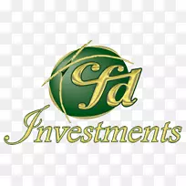 标志绿色字体品牌CFD投资公司-创意金融