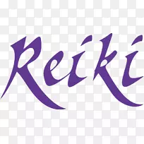 Reiki，una guia jueta徽标剪辑艺术设计-就这样做吧