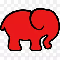 剪贴画象非洲象像印度象